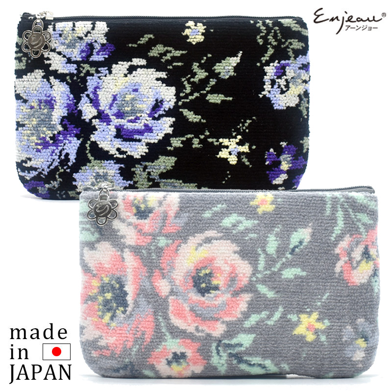 116-74003 ローズソフィア フラットポーチ