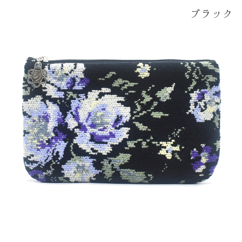 116-74003 ローズソフィア フラットポーチ