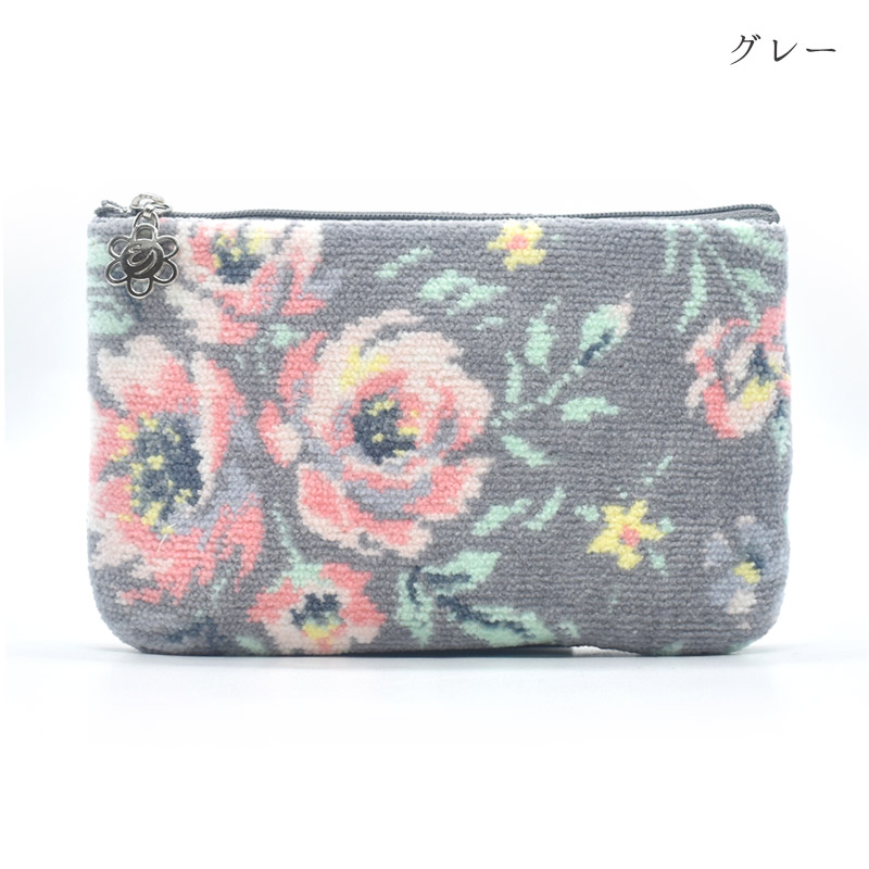 116-74003 ローズソフィア フラットポーチ