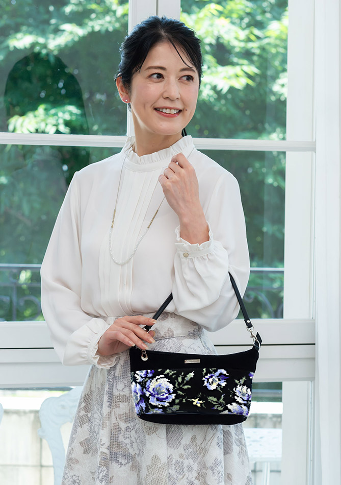 116-75025 ローズソフィア 2way ショルダーバッグ