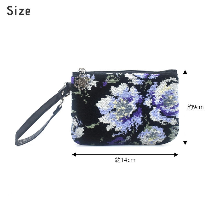 116-74002 ローズソフィア ストラップポーチ