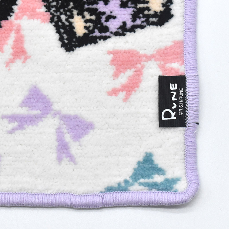 RUNE 内藤ルネ × アーンジョー：3人の少女 ハンカチ 23cm ※ネコポス便