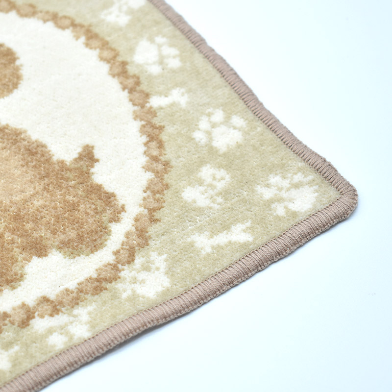 プードル レアフィール オーガニックコットン ハンカチ