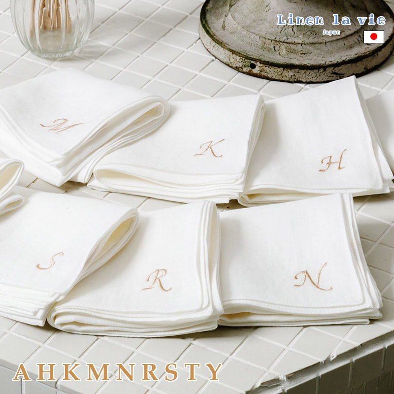 ハンドメイドワンピース2点セット*アンティークイニシャル*リネン100%*作家様 ハンドメイドワンピース2点セット*アンティークイニシャル*リネン100