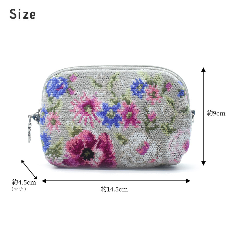 Enjeau(アーンジョー)：クララ ミニポーチ ※ネコポス便発送 シーエス