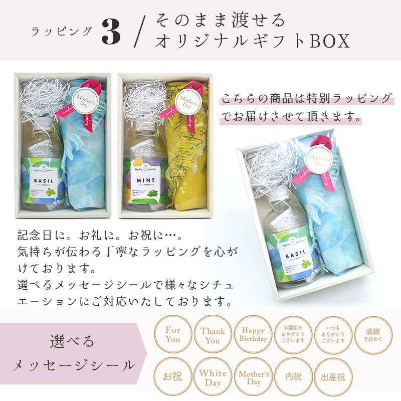 greenpetset ショール＆栽培キット ギフトセット