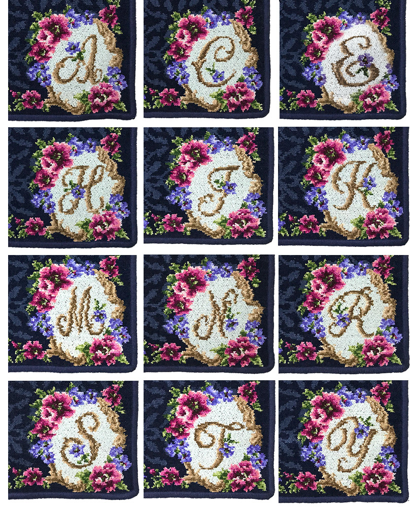 Enjeau(アーンジョー)：ラッピング箱入 花文字2 イニシャル