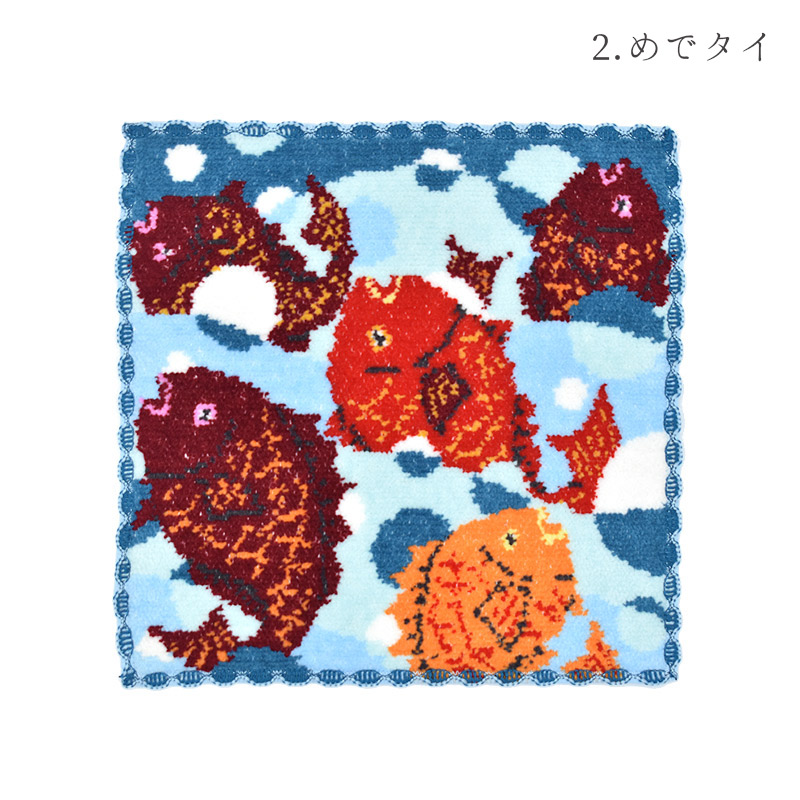 Lecott(ルコット)：ミニハンカチ カジュアルシリーズ 20cm ※DM便