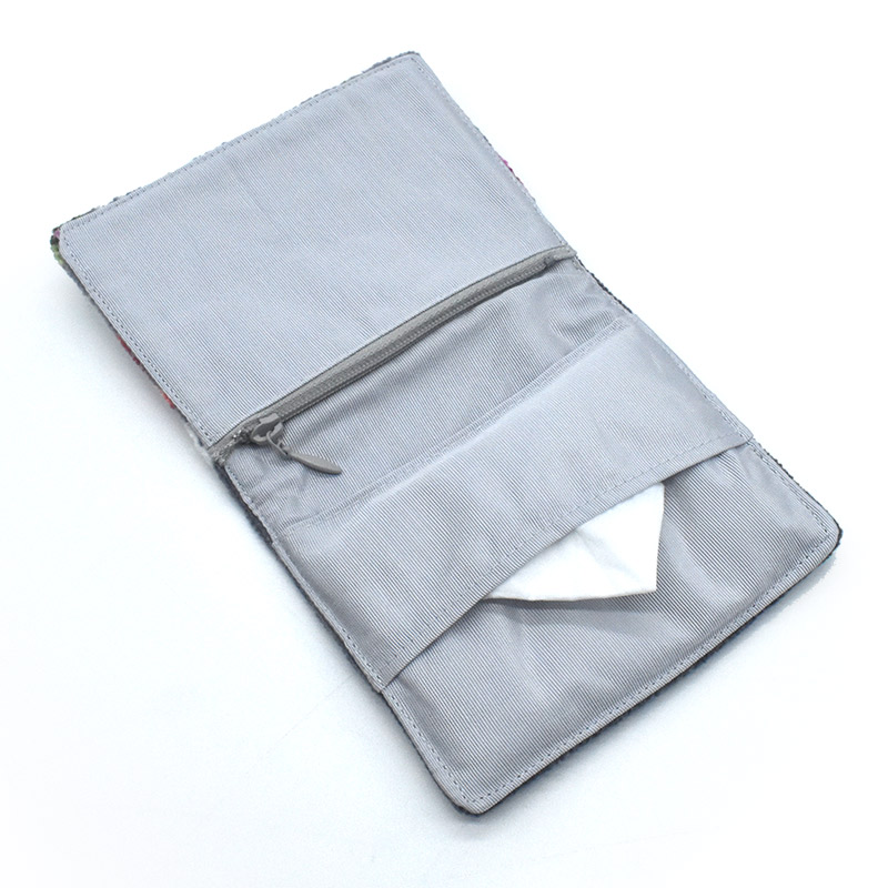 Enjeau(アーンジョー)：ポケットティッシュケース ファスナー